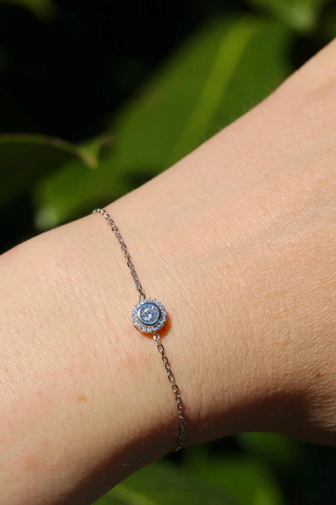 Silberarmband Zirkonia, Silber 925er