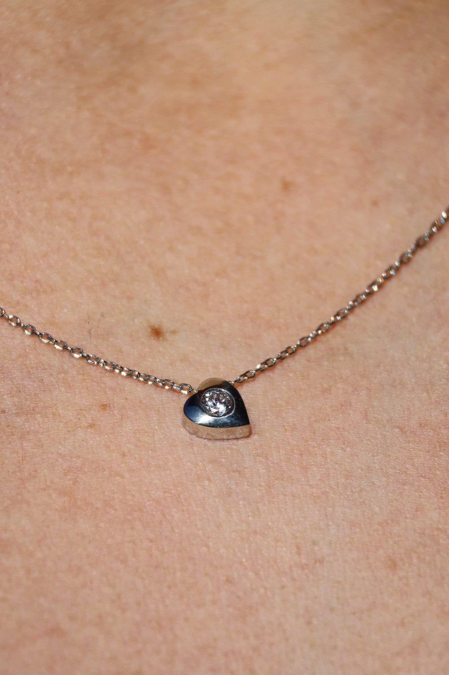 Halskette Herz, Silber 925er