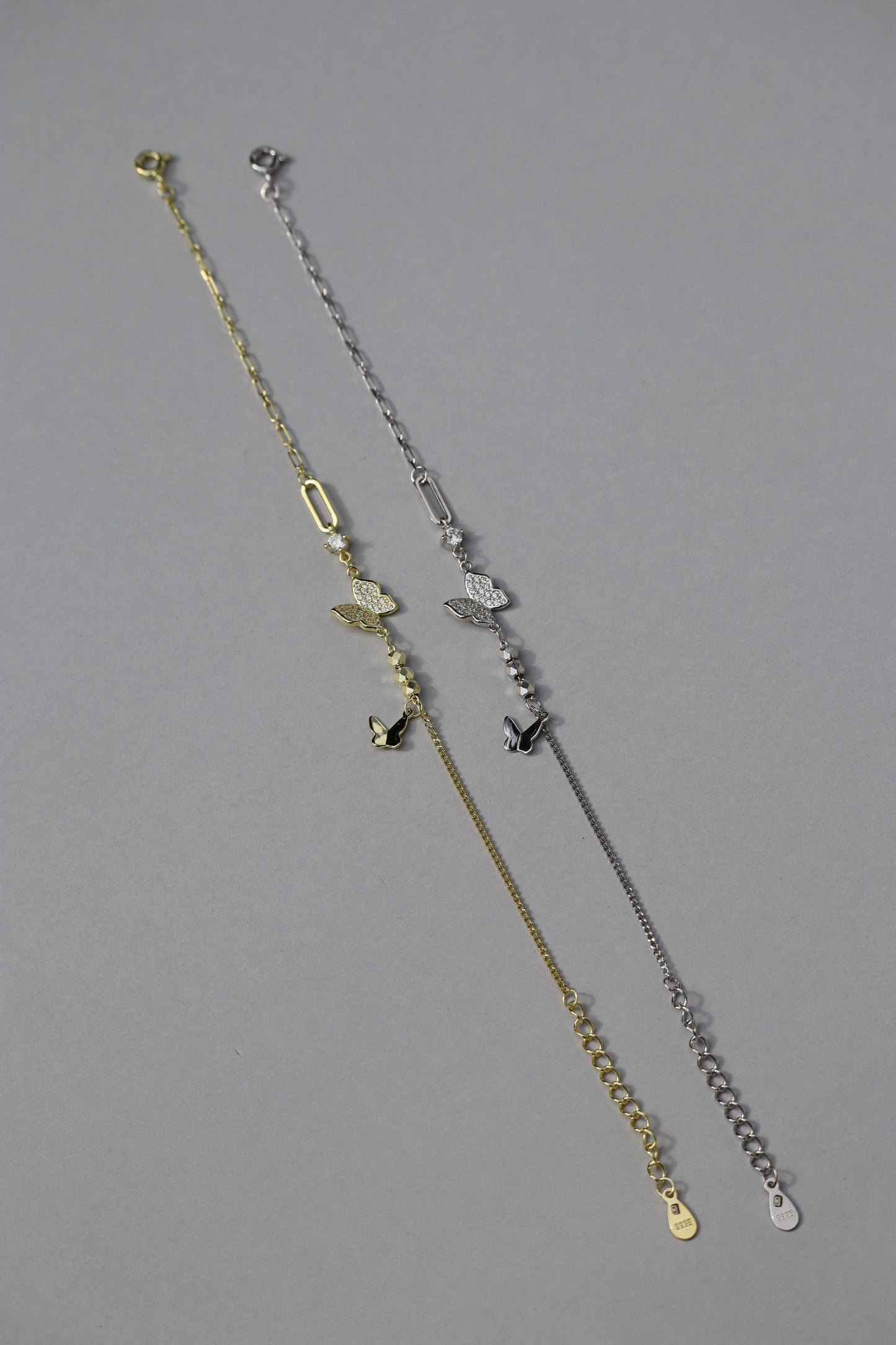 Armband Schmetterling, 925er Silber vergoldet