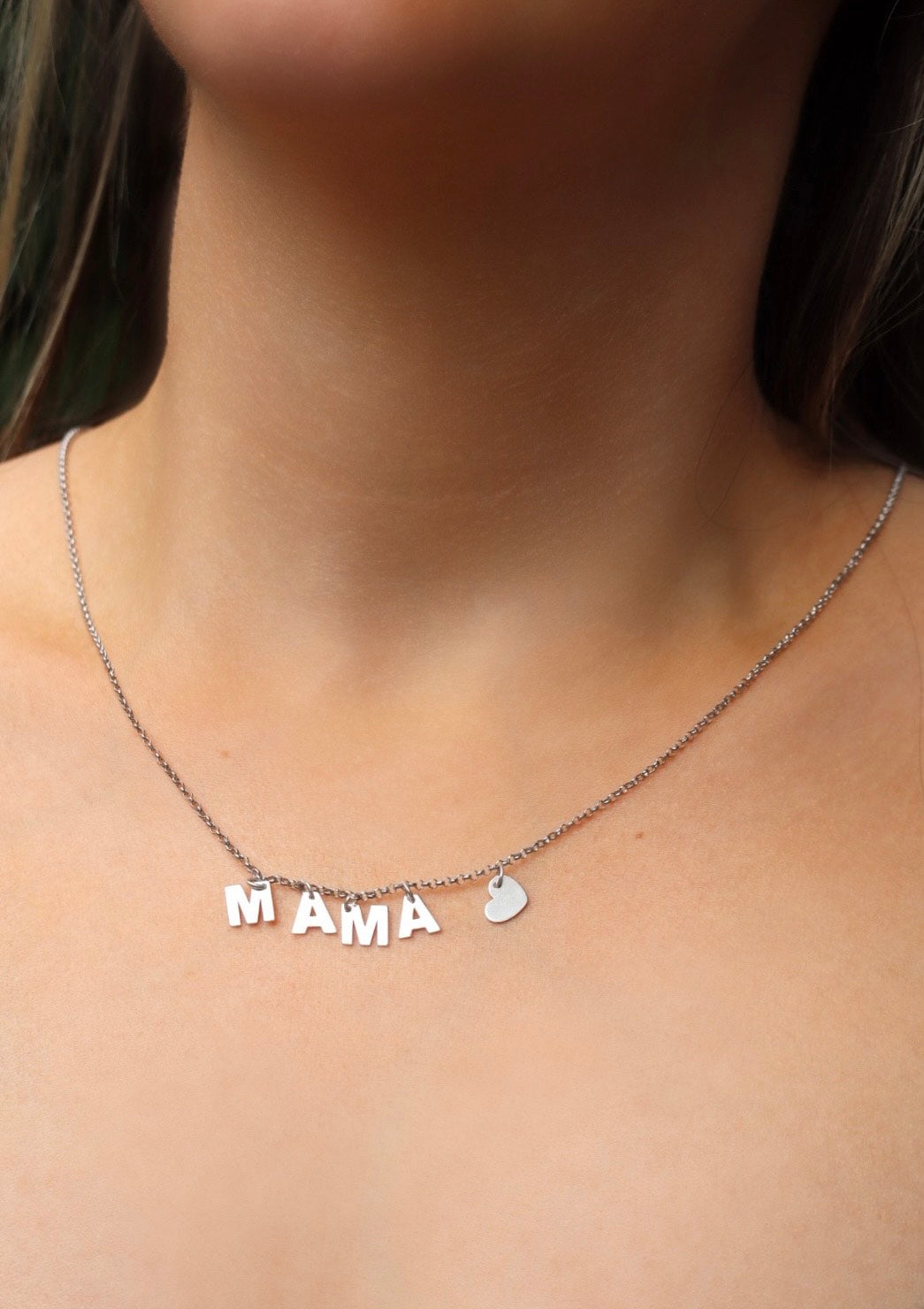 Halskette MAMA, Silber 925er