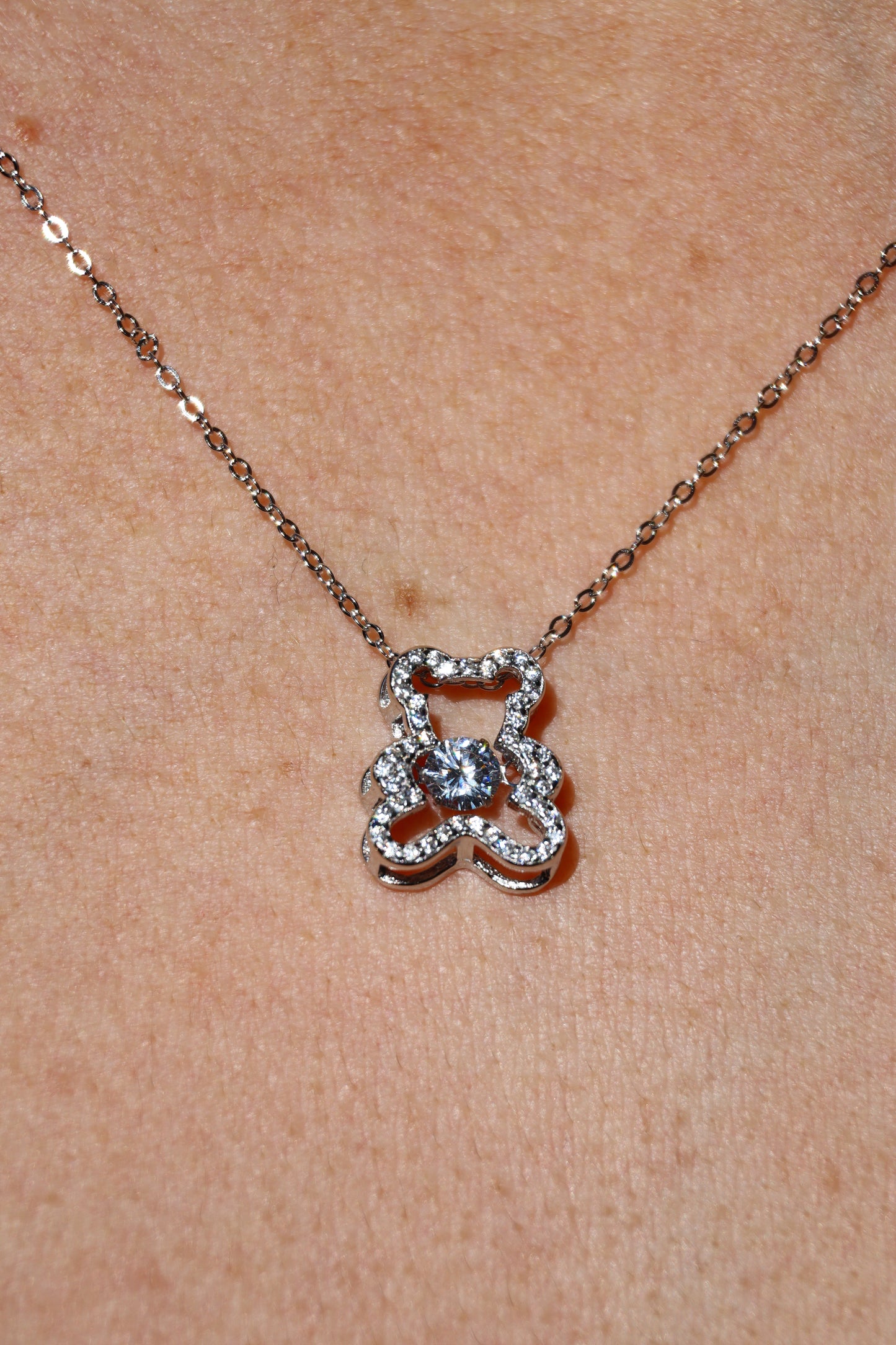 Halskette Teddy, Silber 925er