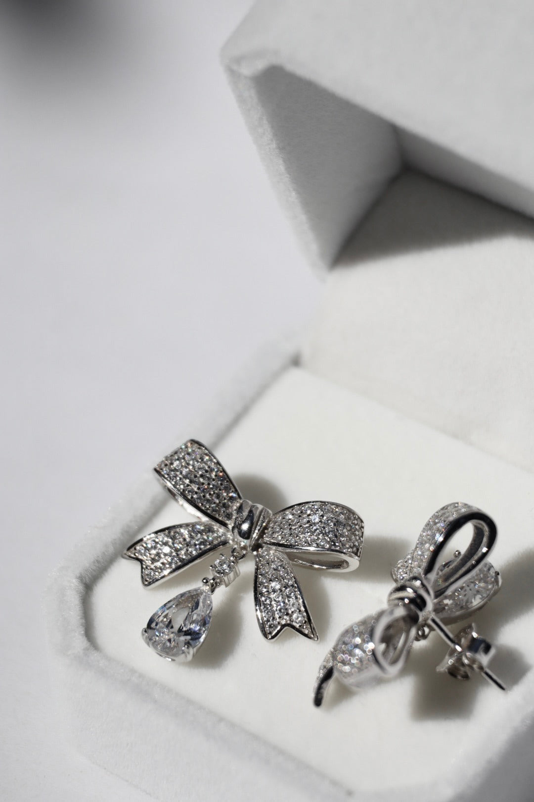 Ohrringe Masche, Silber 925er