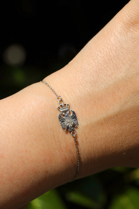 Silberarmband Serbien, Silber 925er