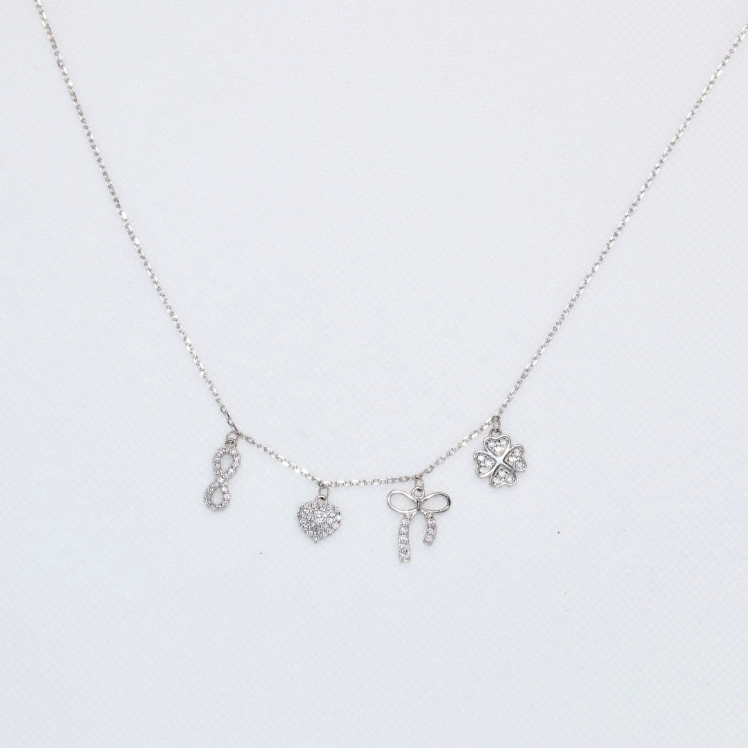 Halskette Symbols, Silber 925er