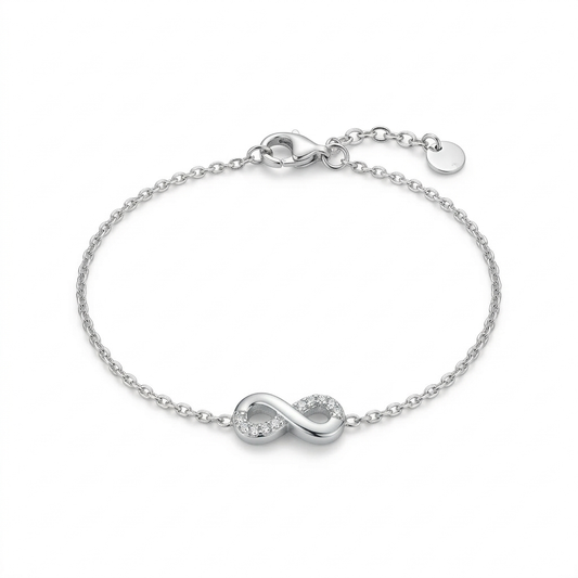 Silberarmband Infinity, Silber 925er