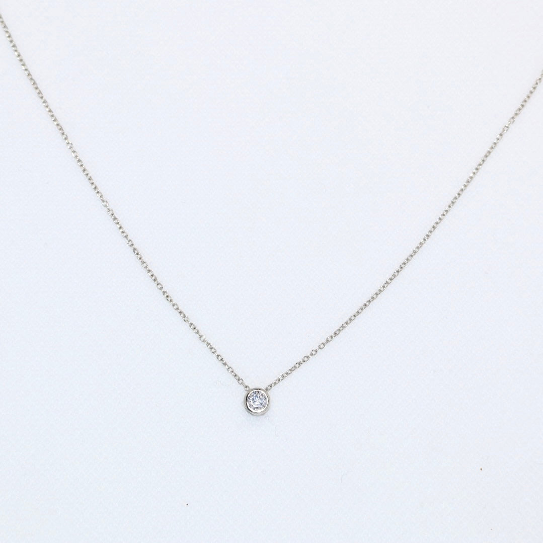 Halskette Zirkonia, Silber 925er