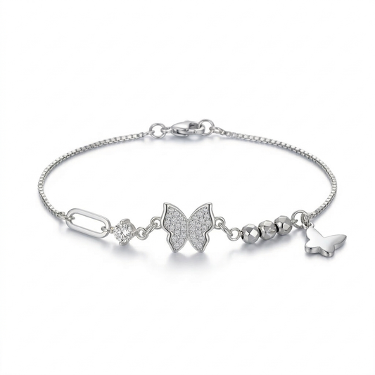 Armband Schmetterling, 925er Silber