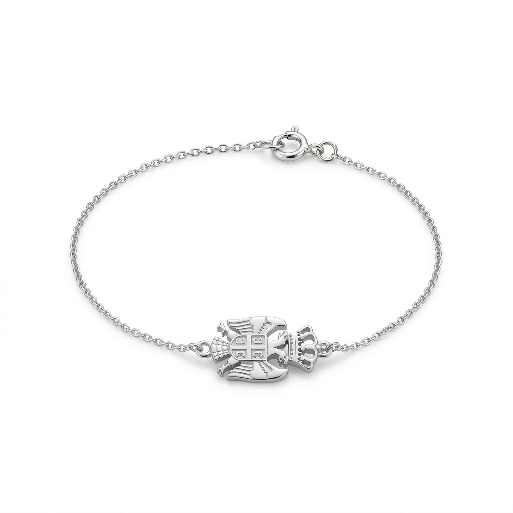 Silberarmband Serbien, Silber 925er