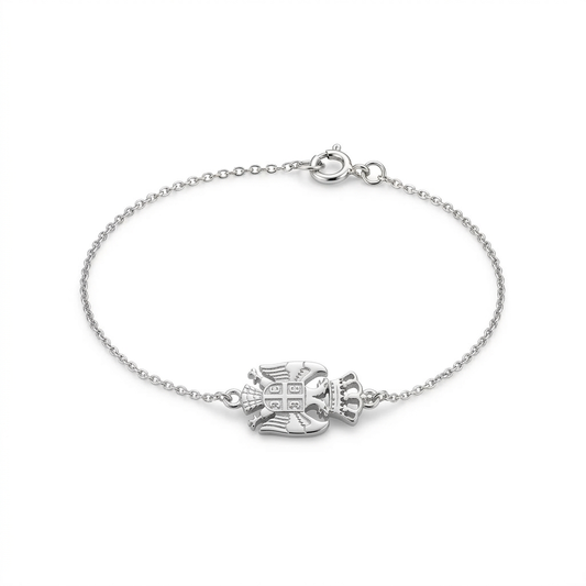 Silberarmband Serbien, Silber 925er