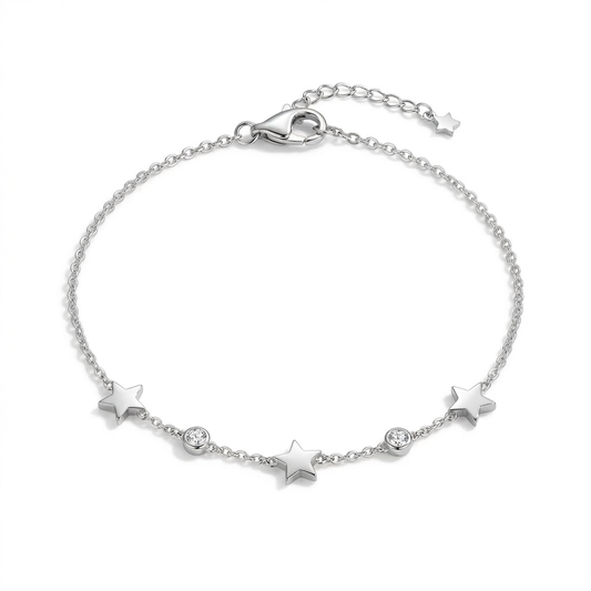 Silber Armband Sterne
