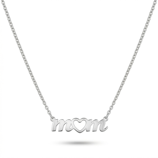 Halskette MOM, Silber 925er