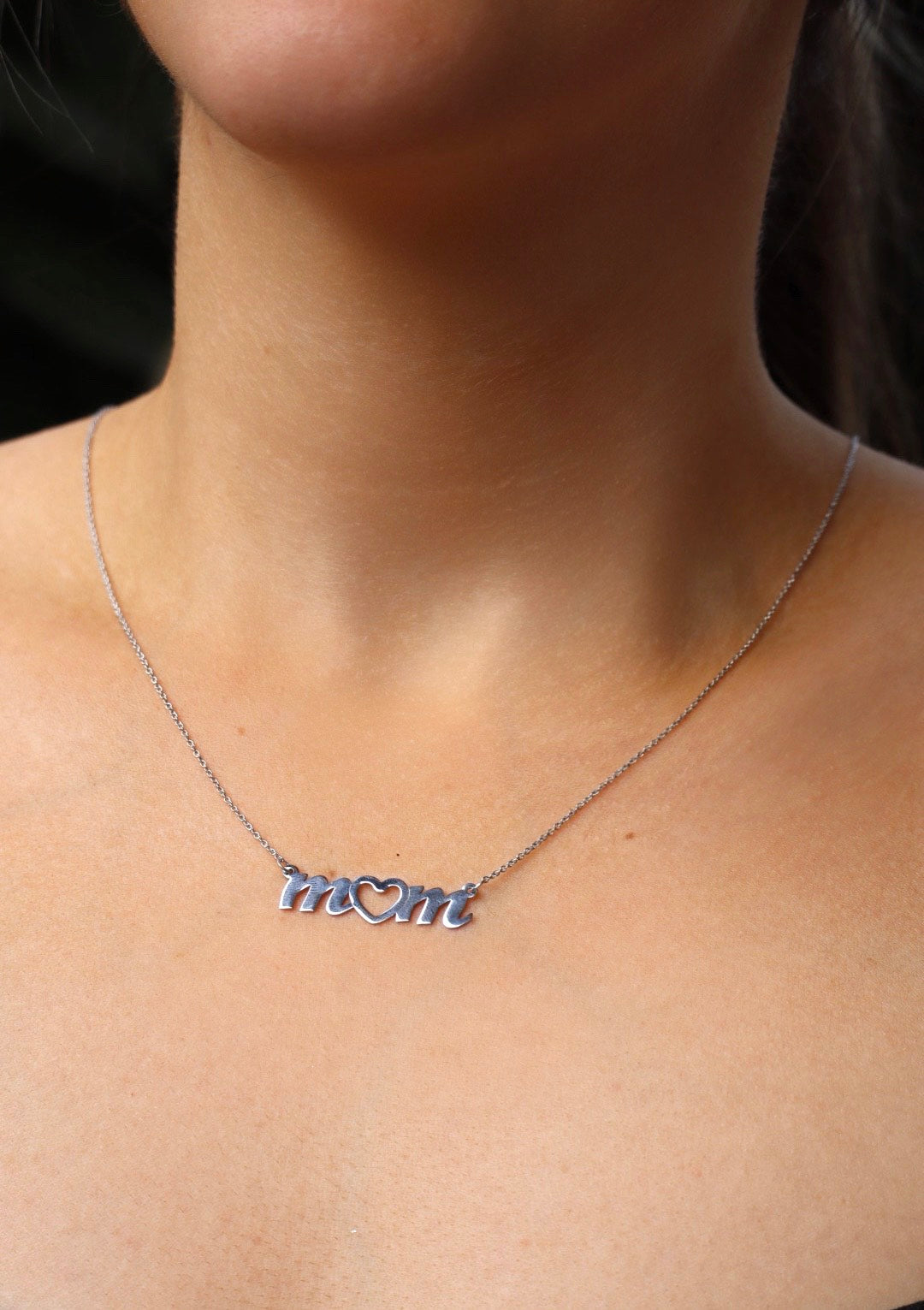 Halskette MOM, Silber 925er